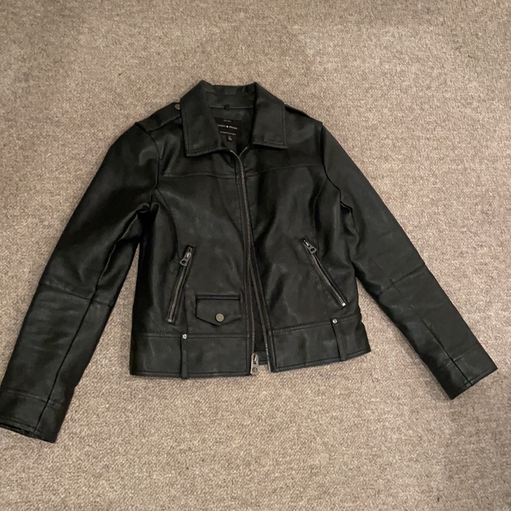 Lucky Brand Faux Leather Jacket